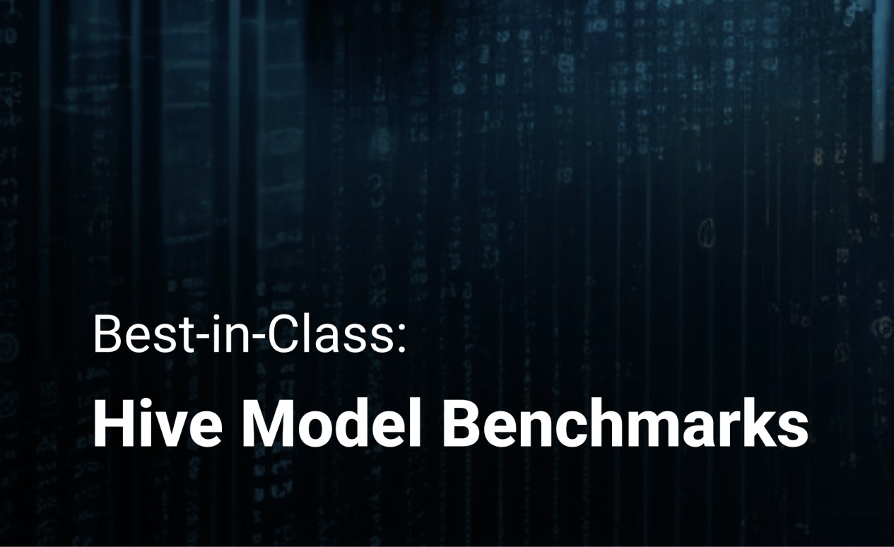 Best-in-Class: Hive Model Benchmarks