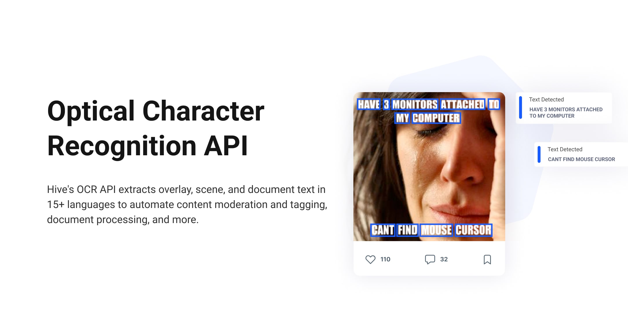 OCR API to parse text, including handwriting, rotated text, and emojis ...